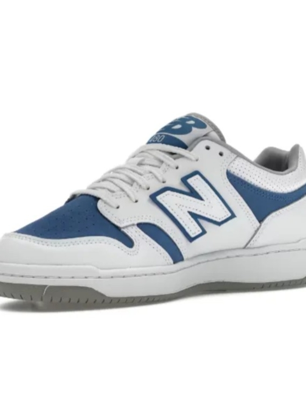 New Balance Men's White Royal Blue Court Sneaker